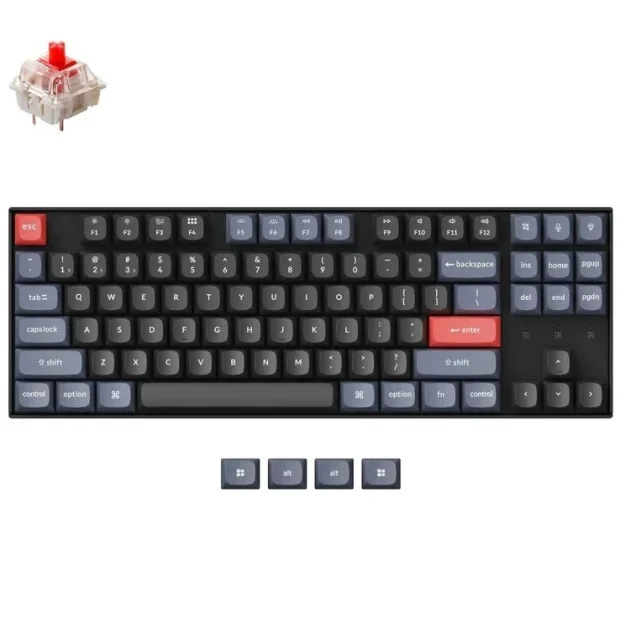 Клавиатура Keychron K8 Pro RGB K8P-H1-RU (Gateron G Pro Red)